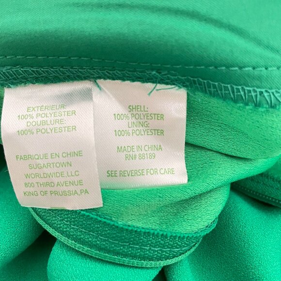 *Lilly Pulitzer Danni Bow Shoulder Cropped Ankle Slit Jumpsuit Size 10 - Picture 5 of 14